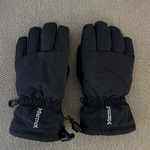 Marmot kids fleece lined gloves, kids size 5/6